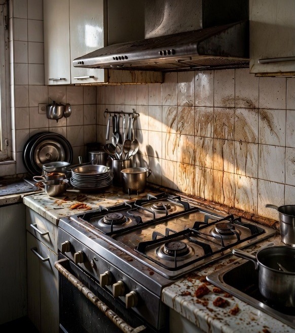 Kitchen Deep Clean before